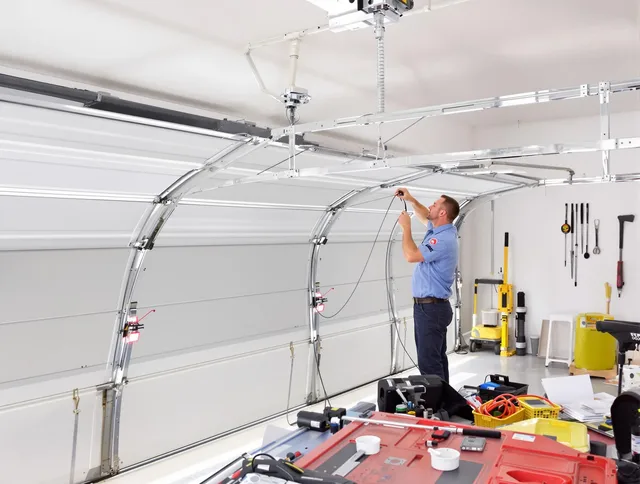 Garage door cable repair service by Fairhaven Garage Door Repair in Fairhaven