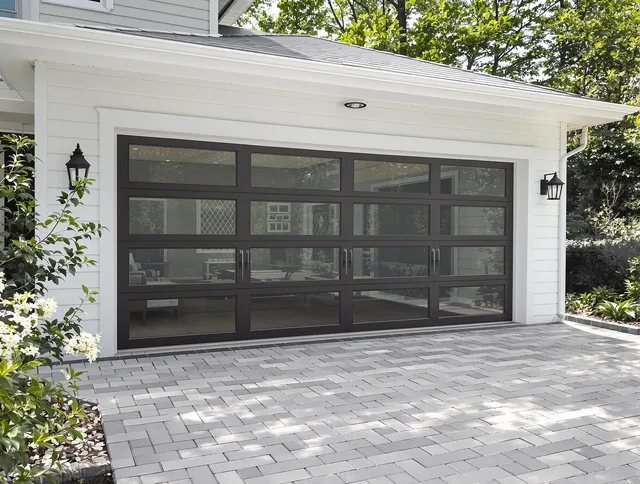 Fairhaven Garage Door Repair design specialist presenting custom garage door options to Fairhaven homeowner