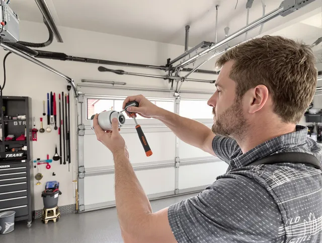 Garage door opener repair service by Fairhaven Garage Door Repair in Fairhaven