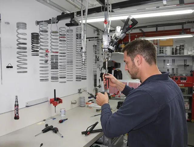 Fairhaven Garage Door Repair safety certified technician performing precision spring replacement in Fairhaven